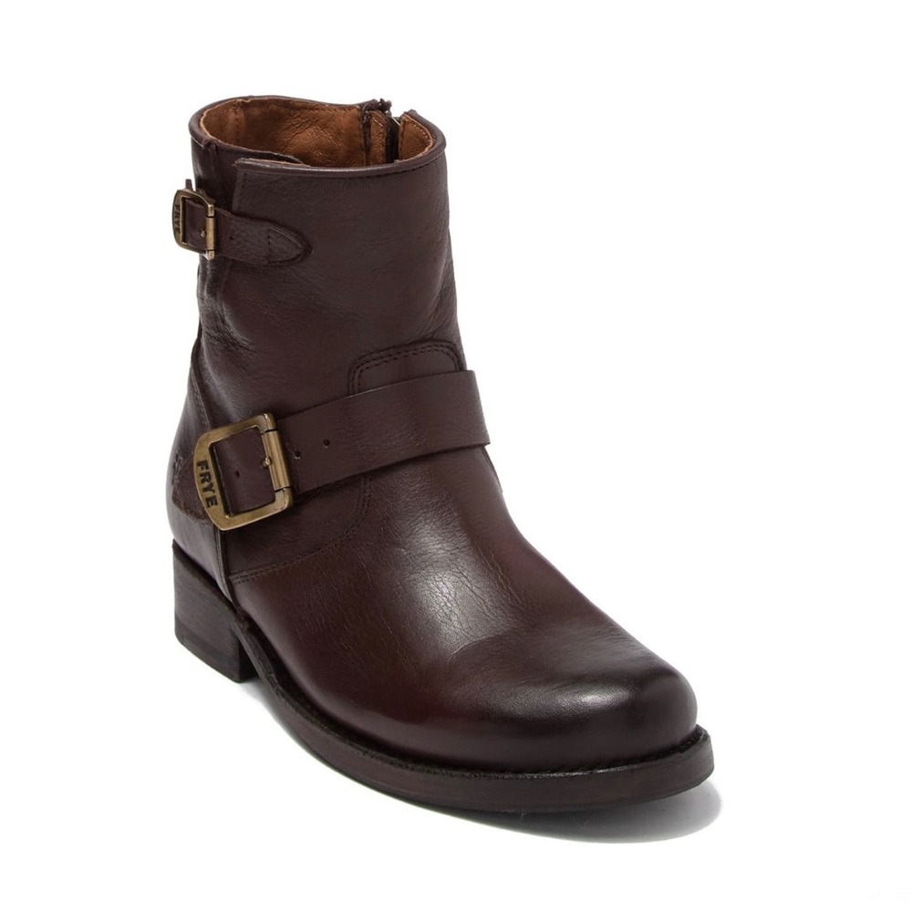 Frye Vicky Size 11 Leather Engineer Moto Boot